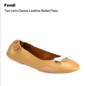 FENDI Let’s Dance Ballet Flats sz 39